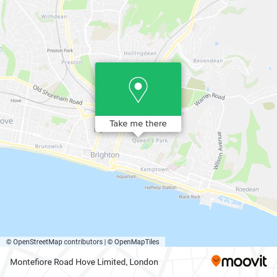 Montefiore Road Hove Limited map
