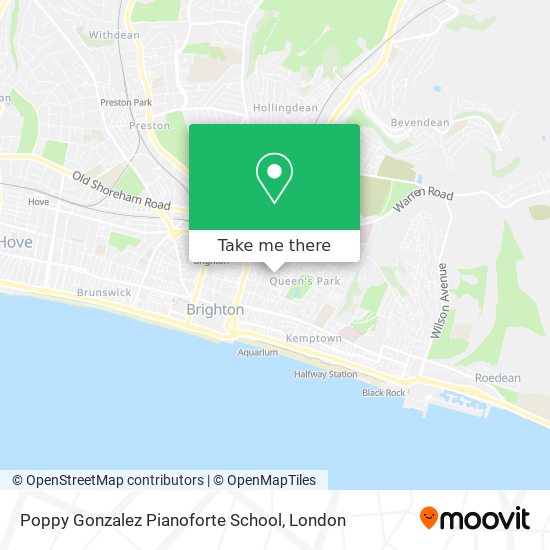 Poppy Gonzalez Pianoforte School map