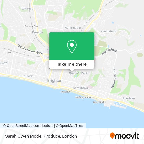 Sarah Owen Model Produce map