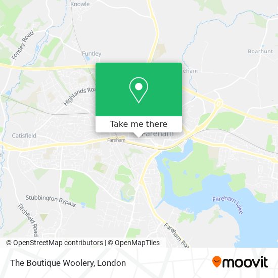The Boutique Woolery map