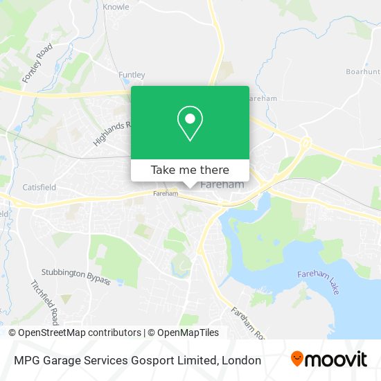 MPG Garage Services Gosport Limited map