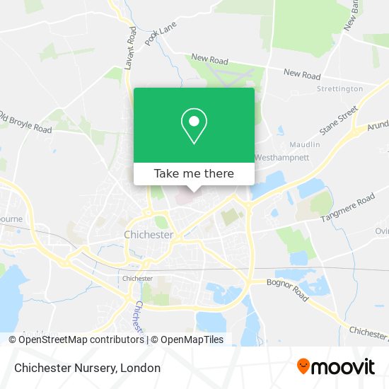 Chichester Nursery map