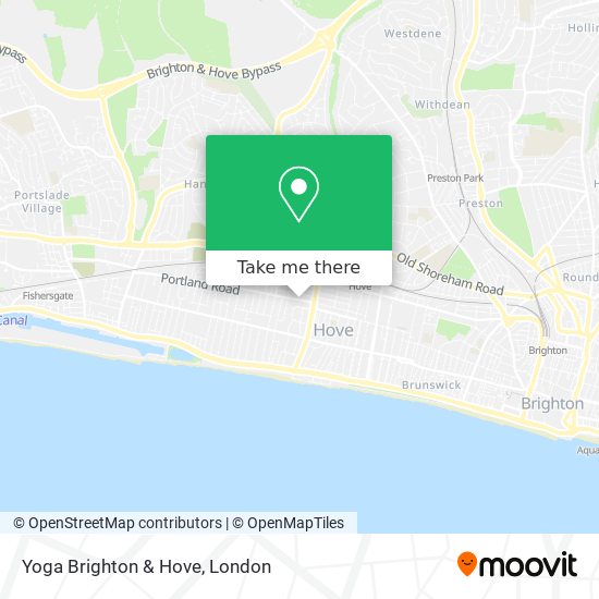 Yoga Brighton & Hove map