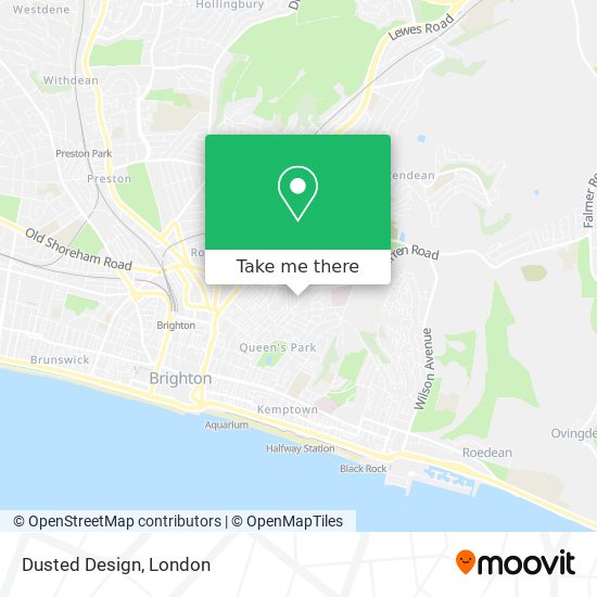 Dusted Design map