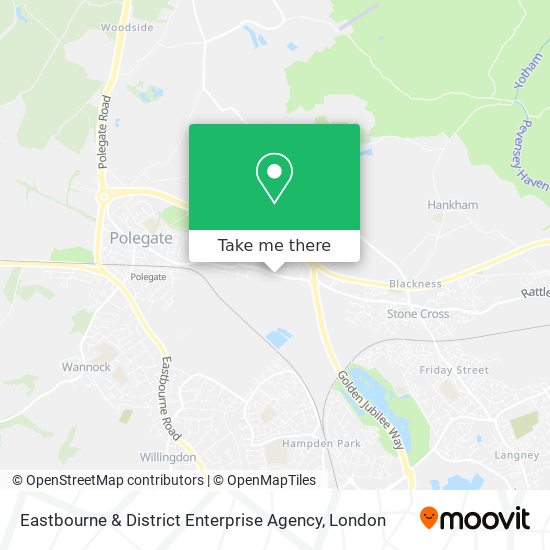 Eastbourne & District Enterprise Agency map