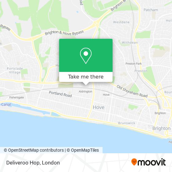 Deliveroo Hop map