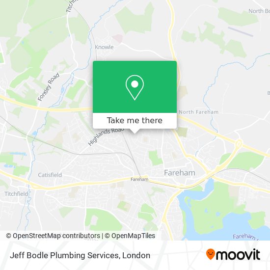 Jeff Bodle Plumbing Services map