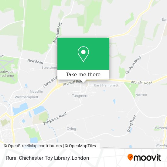 Rural Chichester Toy Library map