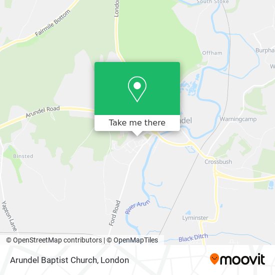 Arundel Baptist Church map