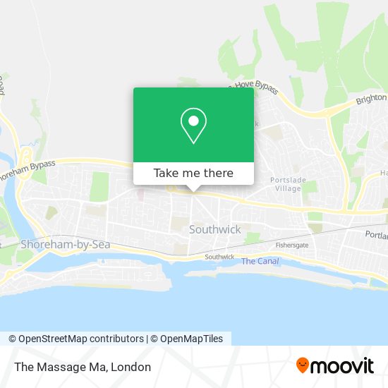 The Massage Ma map