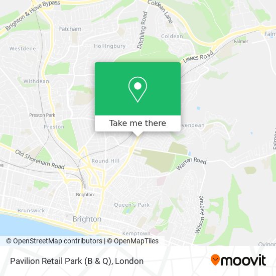 Pavilion Retail Park (B & Q) map
