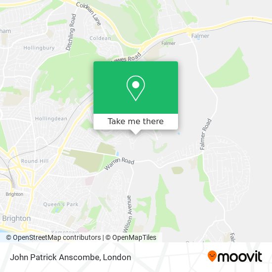 John Patrick Anscombe map