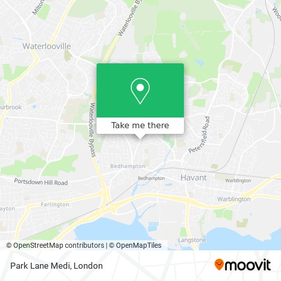 Park Lane Medi map