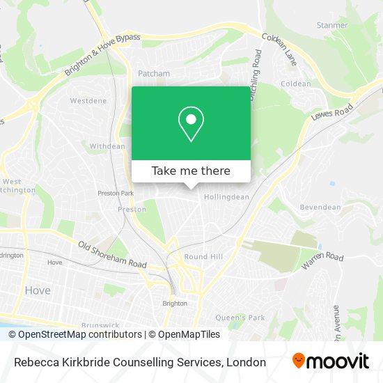 Rebecca Kirkbride Counselling Services map