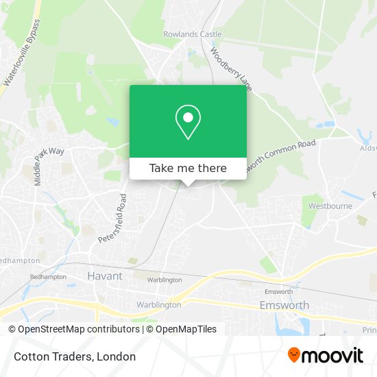 Cotton Traders map