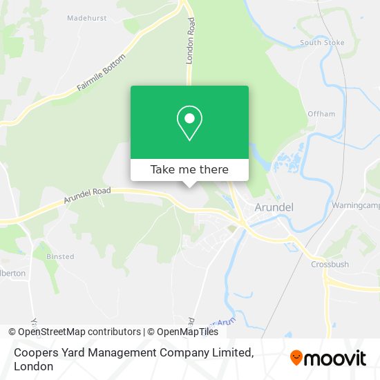 Coopers Yard Management Company Limited map