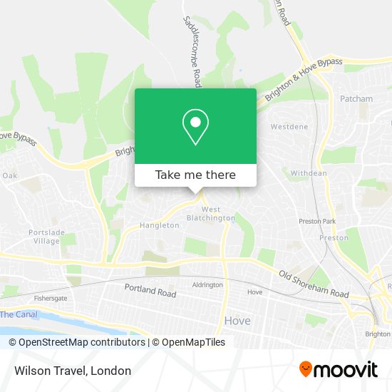 Wilson Travel map