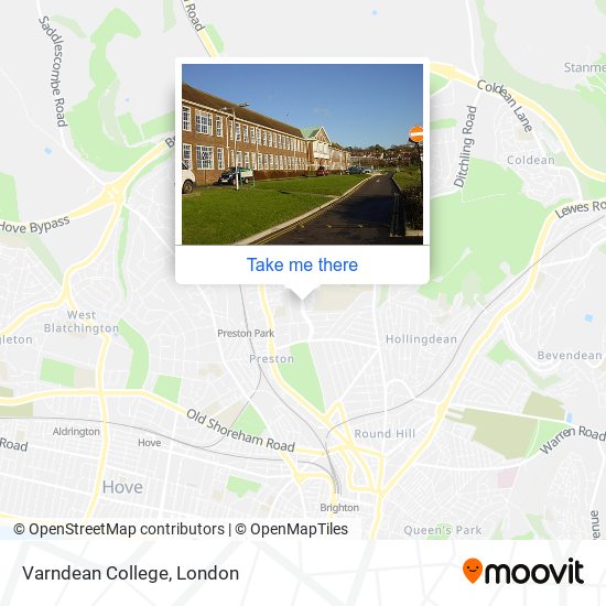 Varndean College map