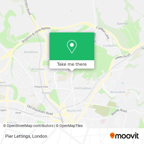 Pier Lettings map