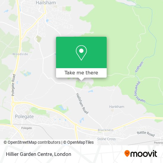 Hillier Garden Centre map