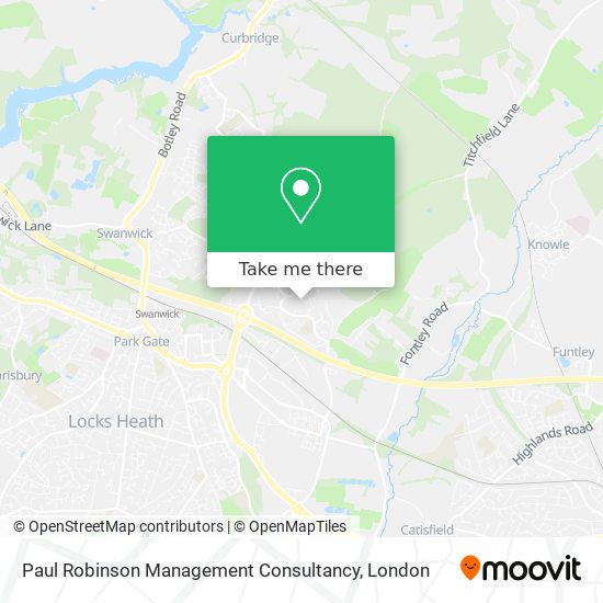 Paul Robinson Management Consultancy map