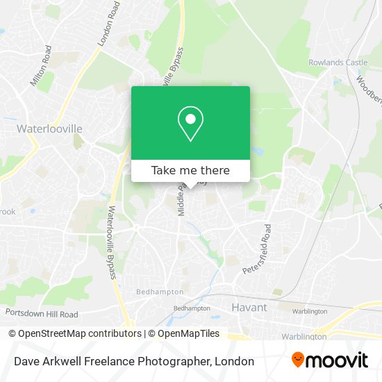 Dave Arkwell Freelance Photographer map