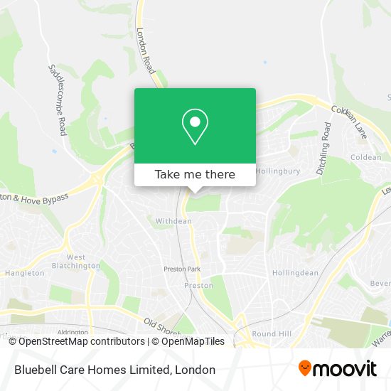 Bluebell Care Homes Limited map