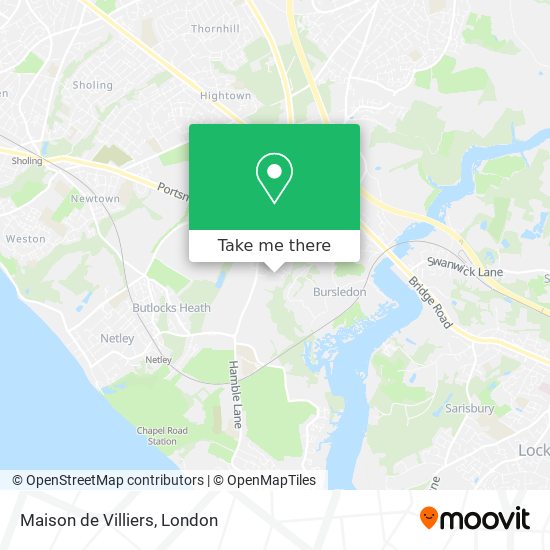 Maison de Villiers map