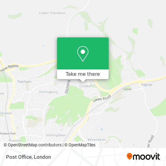 Post Office map