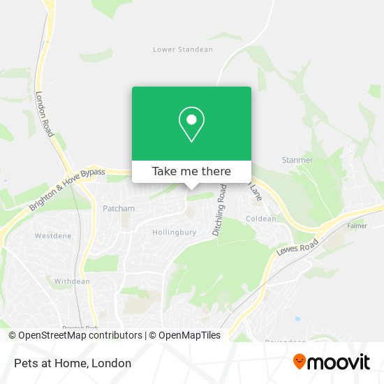 Pets at Home map