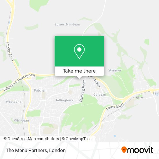 The Menu Partners map