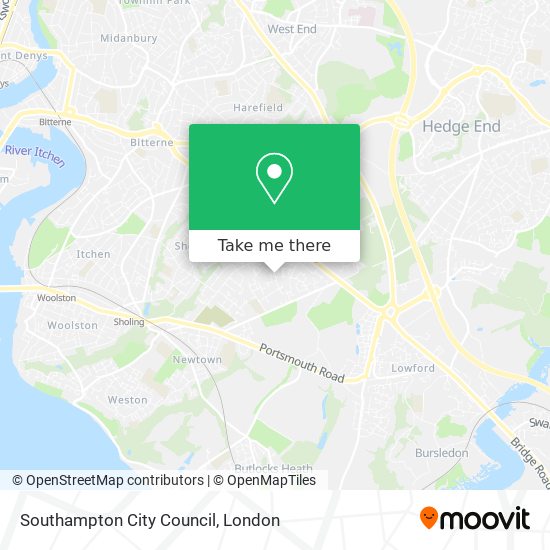 Southampton City Council map