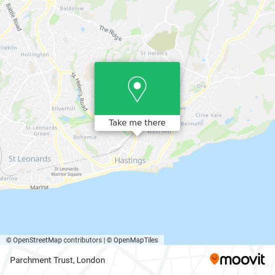 Parchment Trust map