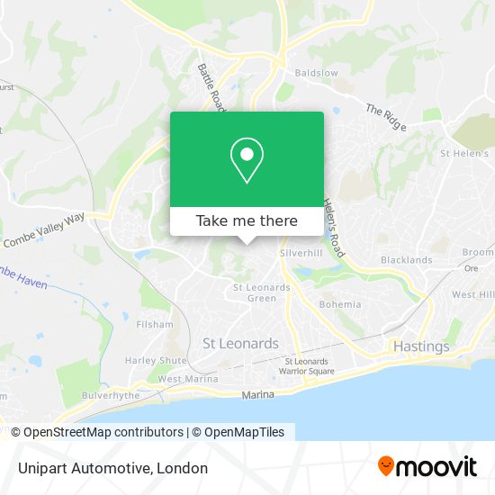 Unipart Automotive map