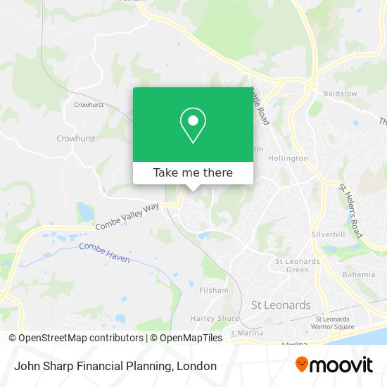 John Sharp Financial Planning map
