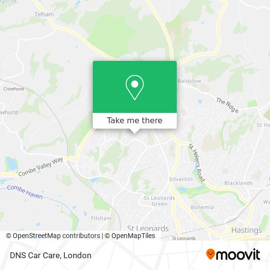 DNS Car Care map