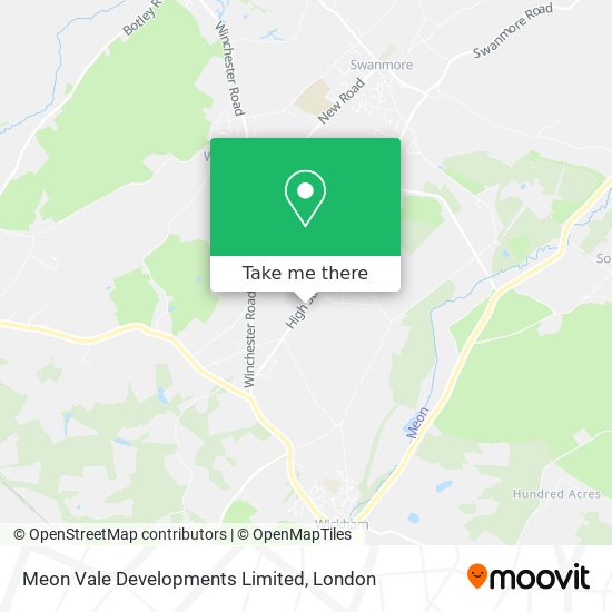 Meon Vale Developments Limited map