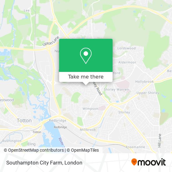 Southampton City Farm map