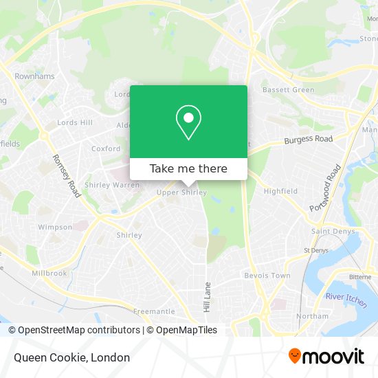 Queen Cookie map