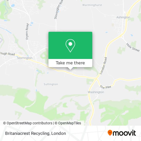 Britaniacrest Recycling map