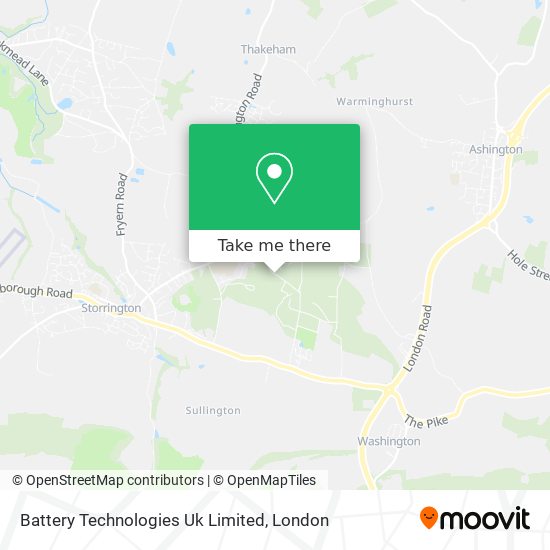 Battery Technologies Uk Limited map
