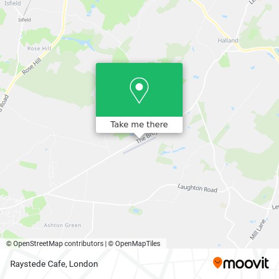 Raystede Cafe map