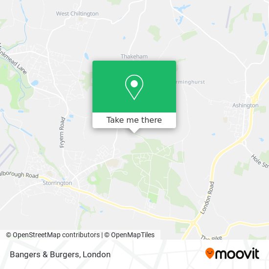 Bangers & Burgers map