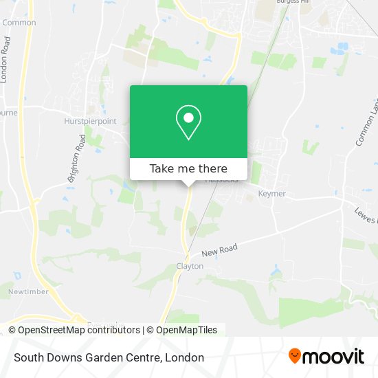South Downs Garden Centre map