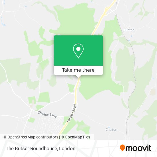 The Butser Roundhouse map