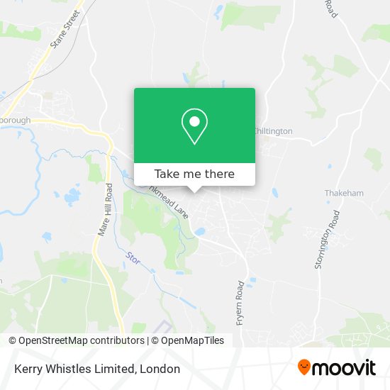 Kerry Whistles Limited map