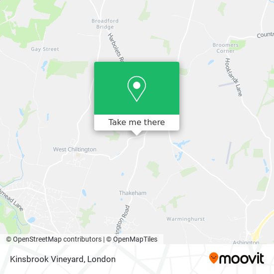 Kinsbrook Vineyard map