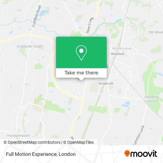 Full Motion Experience map