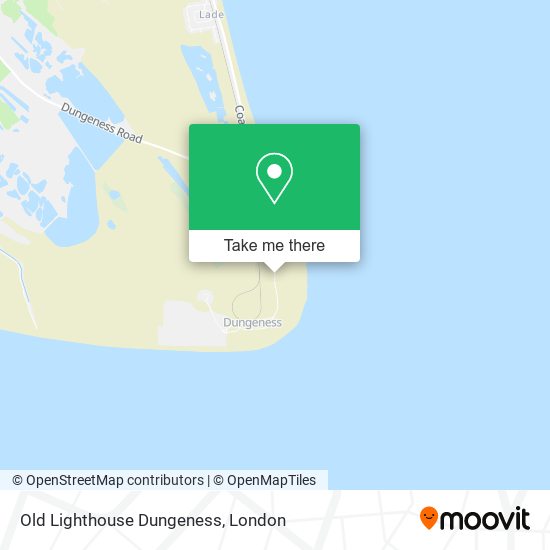 Old Lighthouse Dungeness map