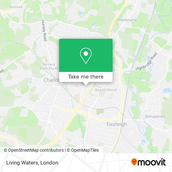 Living Waters map